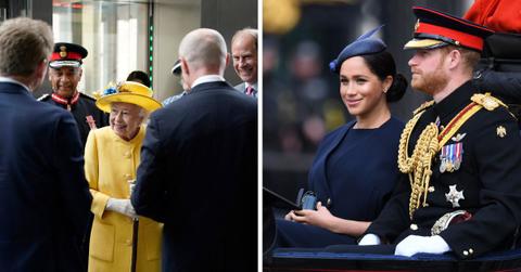 queen elizabeth watched meghan markle prince harry oprah interview