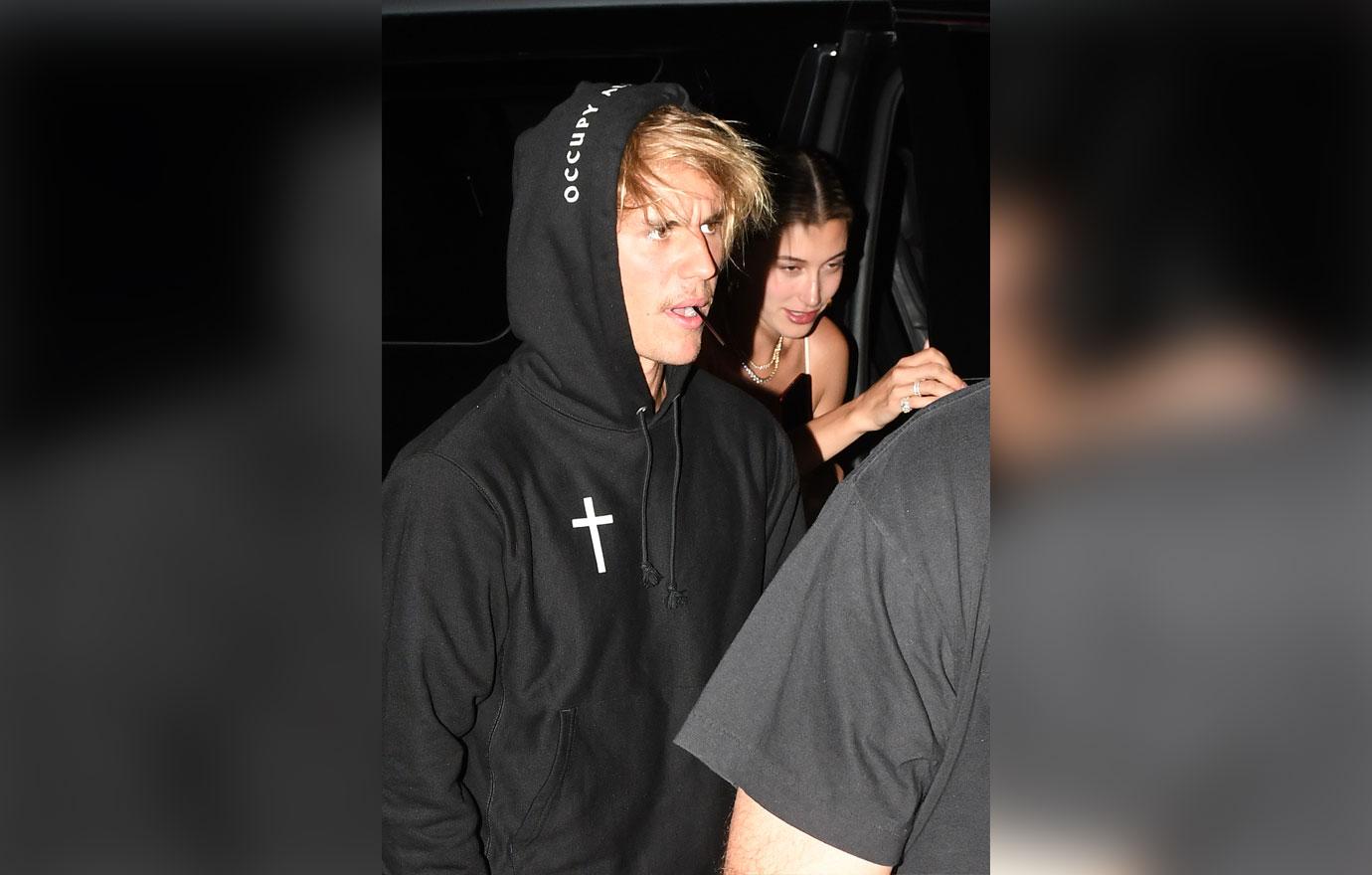 Justin Bieber and Hailey Baldwin look like a couple again as they head to LIV nightclub together