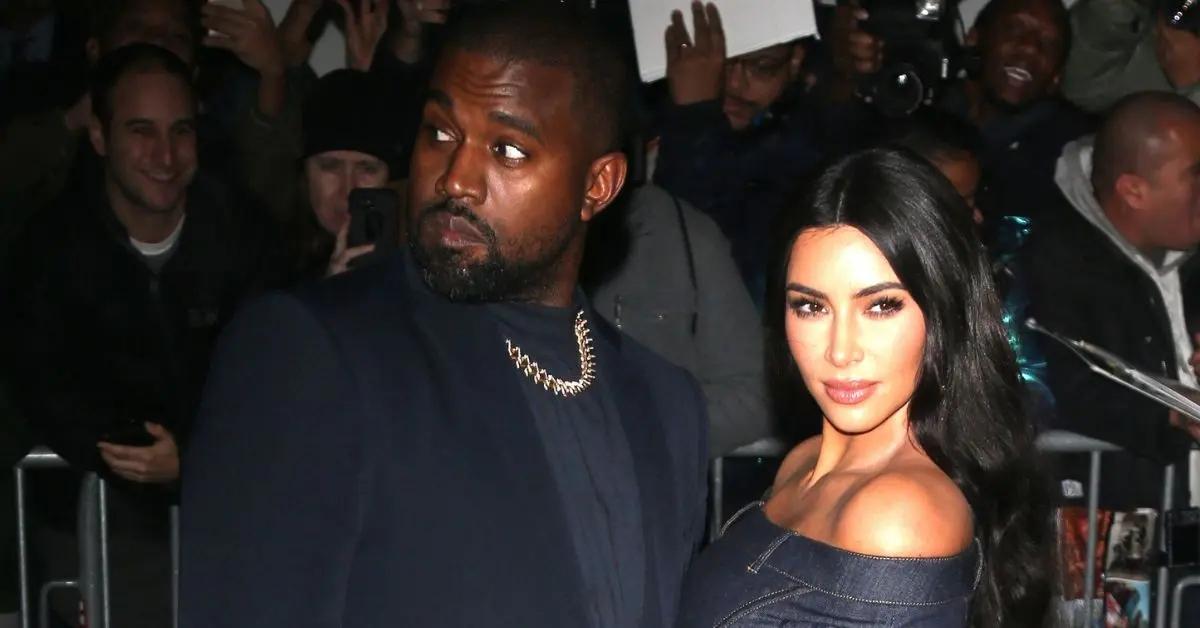 Photo of Kardashian said she 'protects' their children from the rapper's controversies when she can.