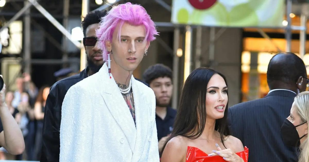 megan fox machine gun kelly not speaking due date pregnant baby split