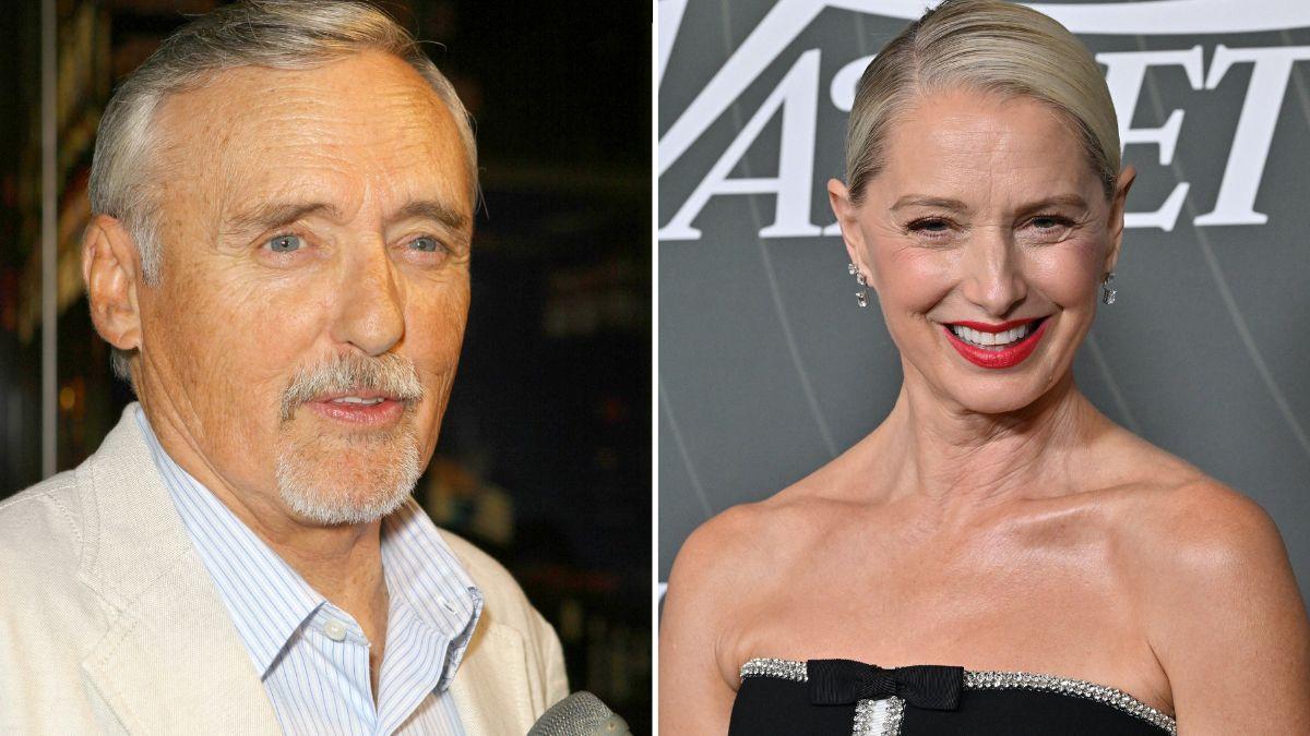 Image of Katherine LaNasa had more than one paranormal experience with Dennis Hopper's ghost.