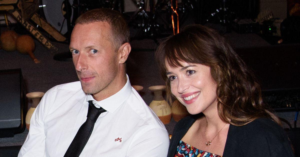 image of Dakota Johnson was spotted at a cozy dinner with singer Role Model.