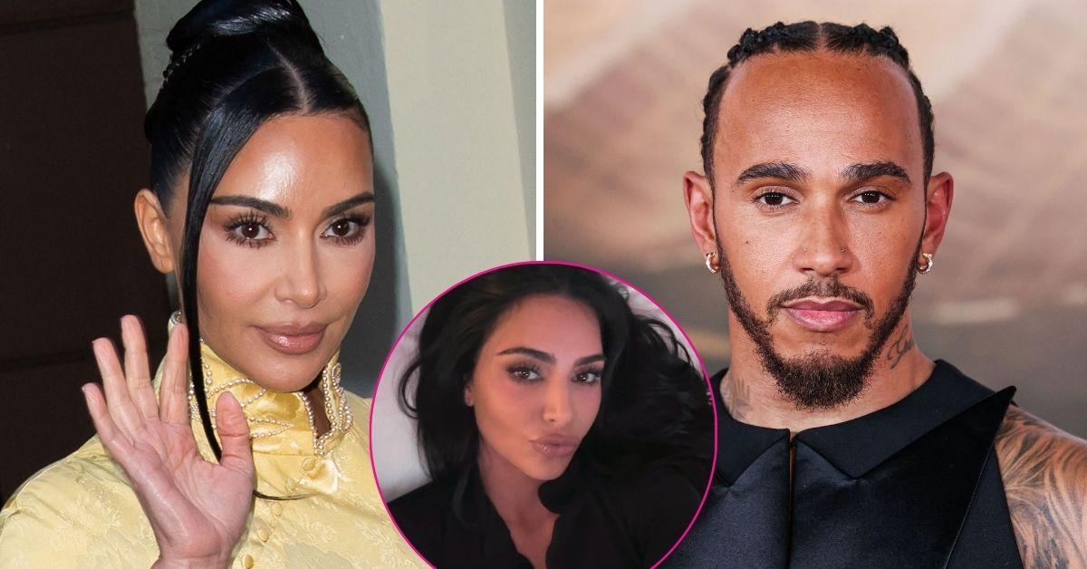 kim kardashian thirst traps after lewis hamilton romance