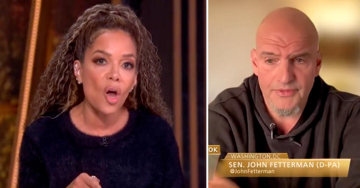 Photo of Sunny Hostin and John Fetterman