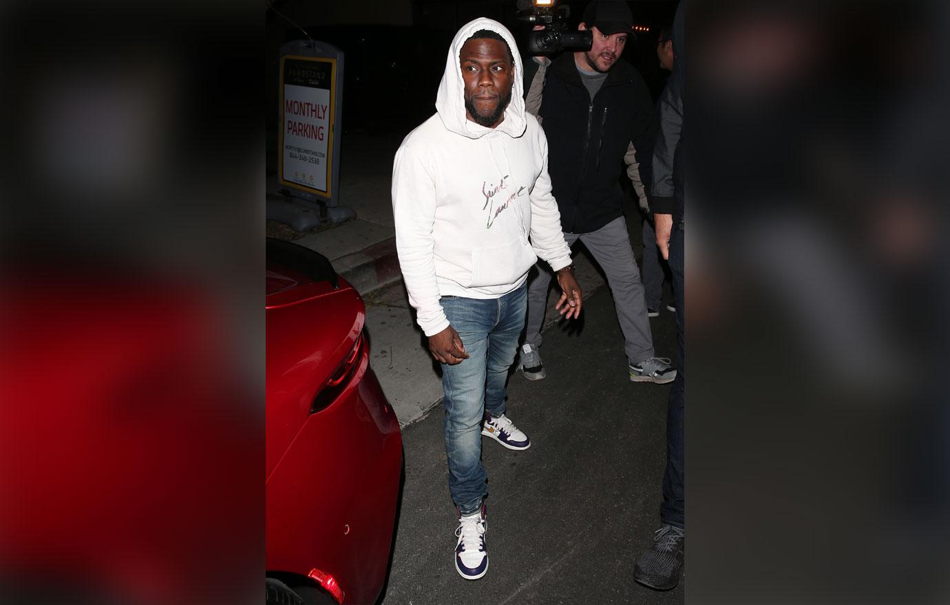 Kevin Hart & Wife Eniko Spotted Leaving Peppermint Club