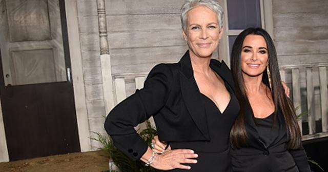 Jamie lee curtis kyle richards halloween premiere pics