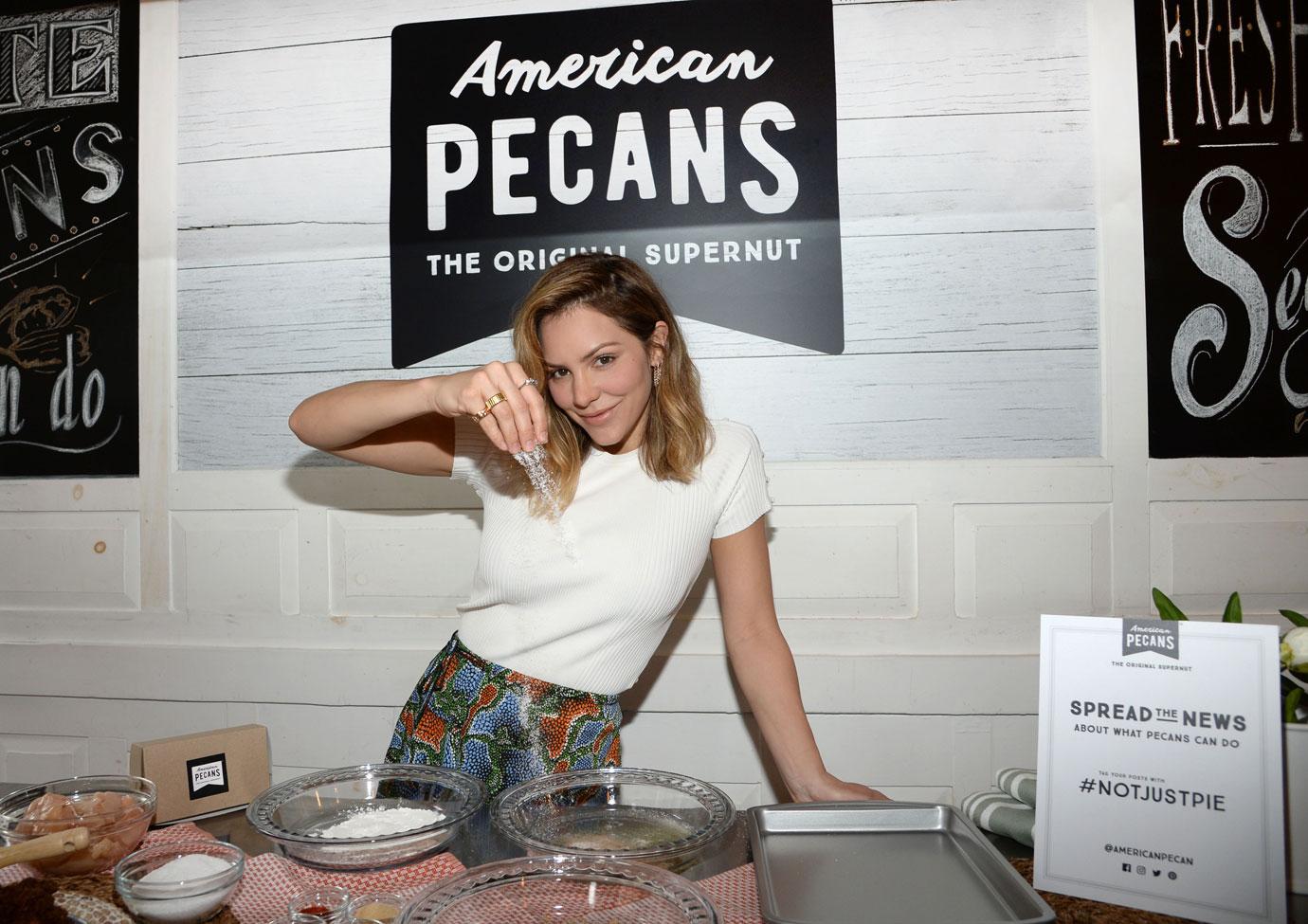 Katharine McPhee at the American Pecans Not Pie Shop