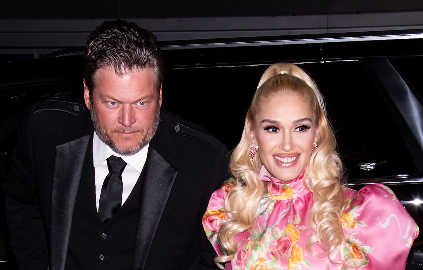 blake shelton gwen stefani holiday cooking gain weight