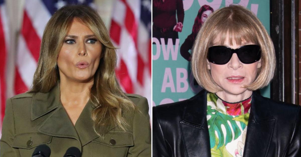 melania trump slams anna wintour jill biden vogue