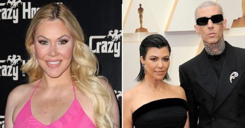 Photo of Shanna Moakler, Kourtney Kardashian and Travis Barker