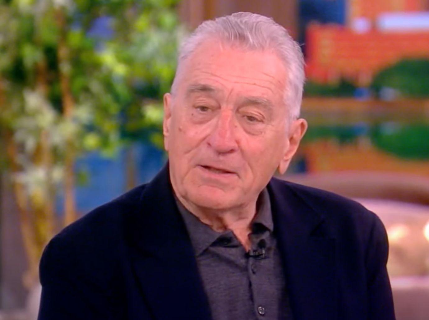 robert de niro bashes vicious awful donald trump the view watch