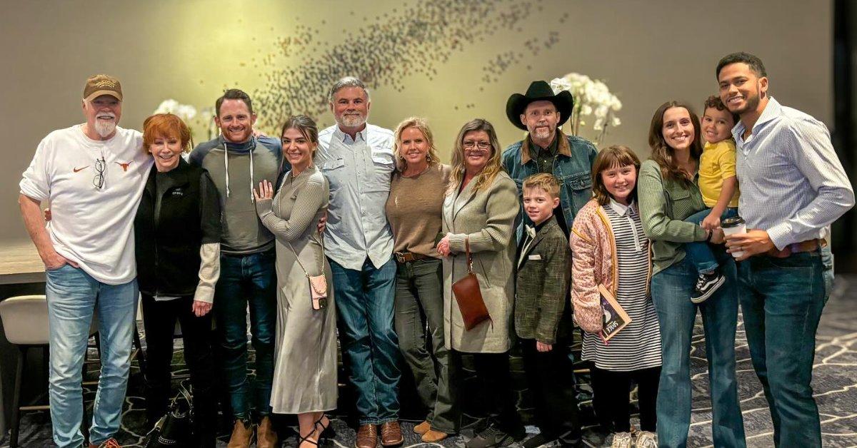 Photo of Brandon Blackstock hung out with ex-stepmom Reba McEntire four months before he died.
