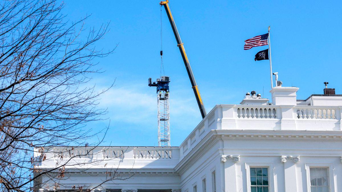 image of The East Wing structure was demolished in October 2025.