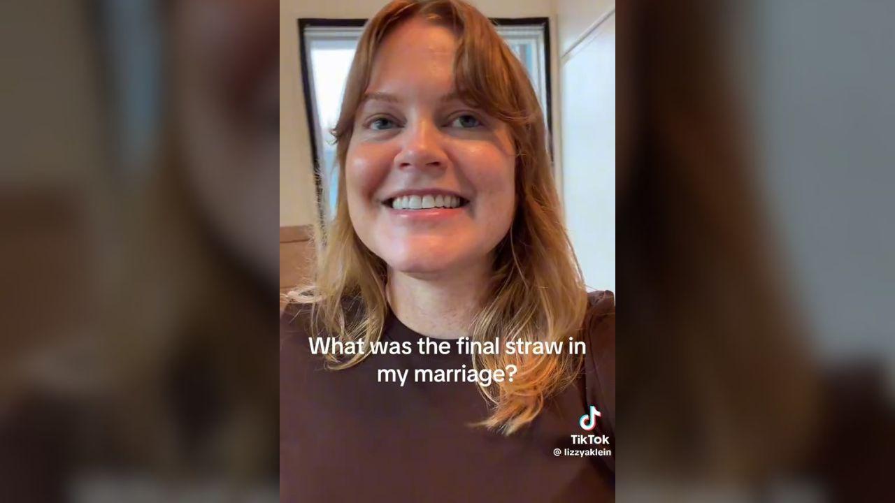 Image of a TikToker got duped by her own husband regarding his credit card debt.