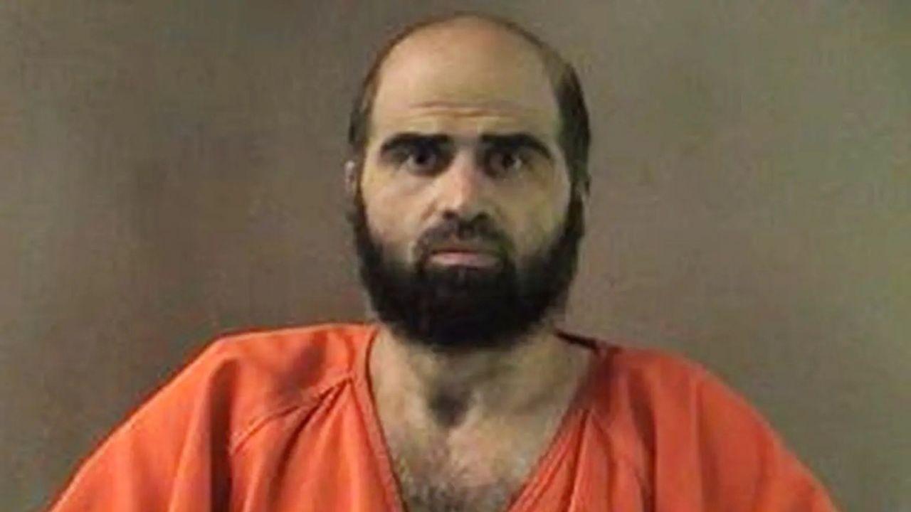 Photo of Hasan killed 14 military service members and one civilian.