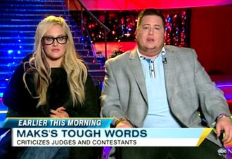 Chaz bono lacey schwimmer oct26newsbt.jpg