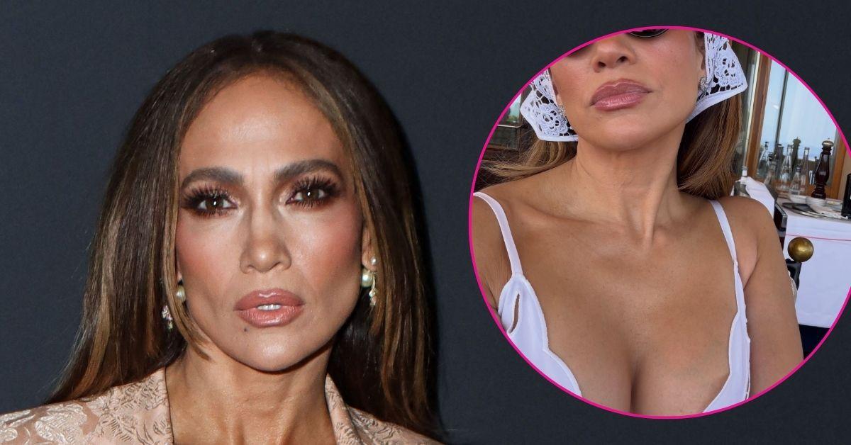 jennifer lopez italy trip selfies
