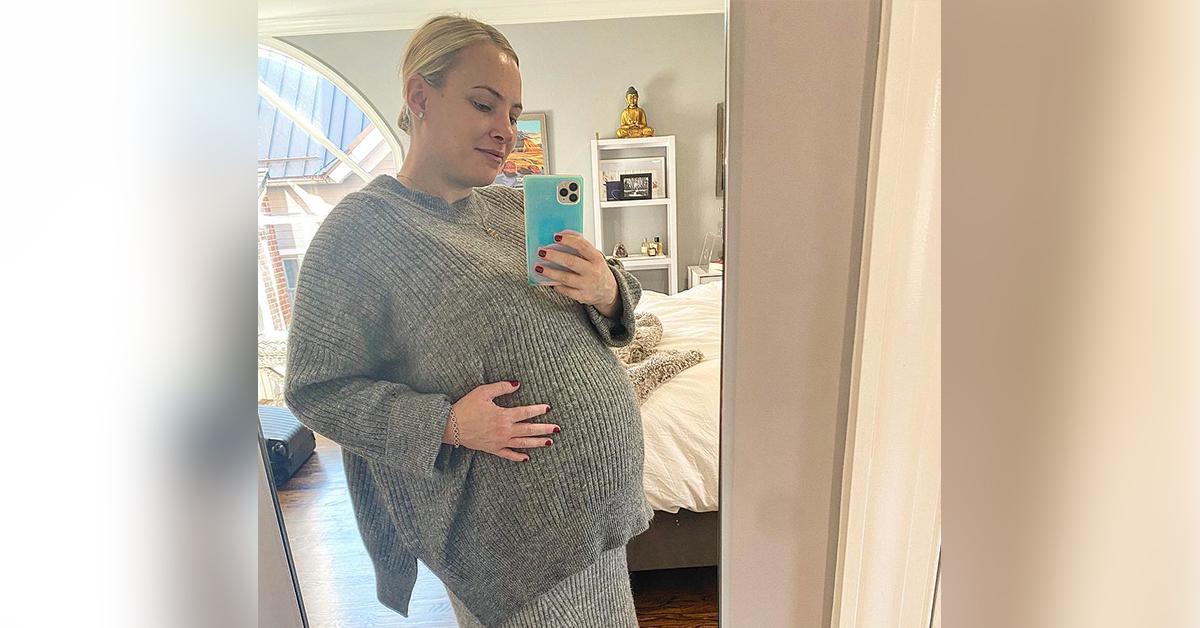 Pregnant Meghan McCain Shows Off 9Month Baby Bump