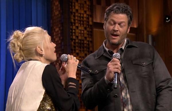 Blake Shelton Gwen Stefani Tonight Show