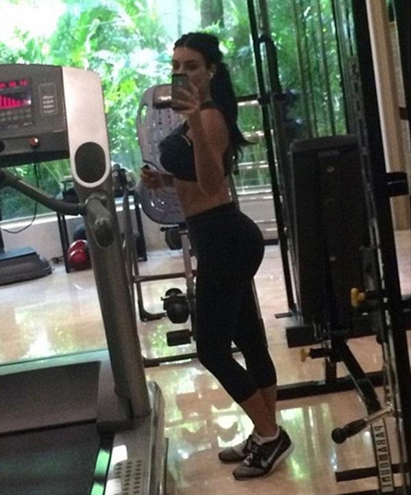 Kim kardashian gym