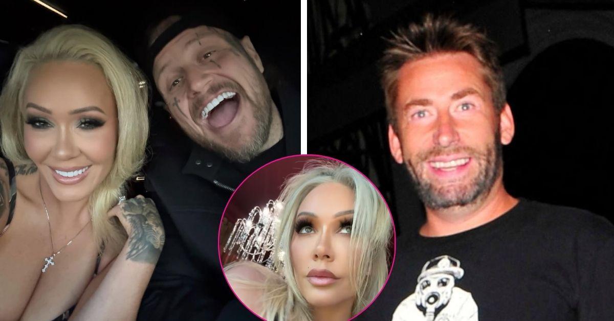 split photo of Bunnie Xo, Chad Kroeger & Jelly Roll