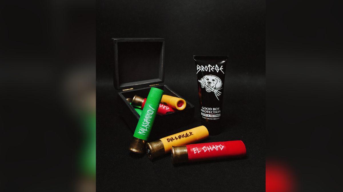 image of Brotege is launching three lip balms.