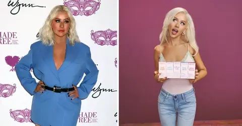 christina aguilera dramatic weight loss before after