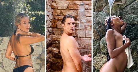 hottest celebrity shower photos