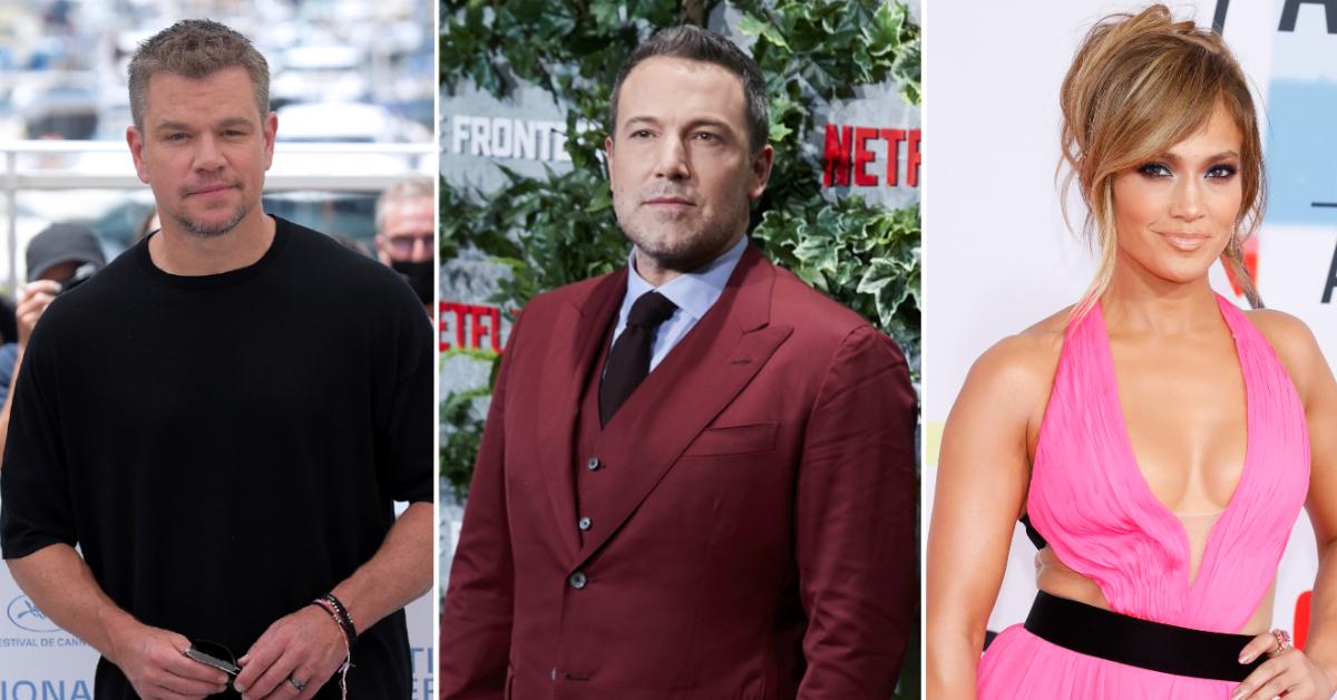 Matt Damon Jokes He Wishes 'Hardship' For Ben Affleck & Jennifer Lopez(01)