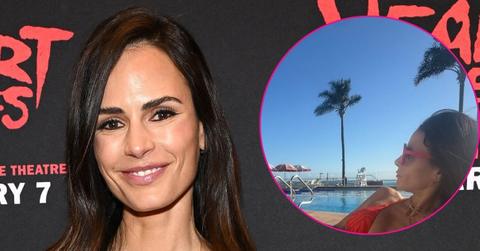jordana brewster stuns in red bikini at