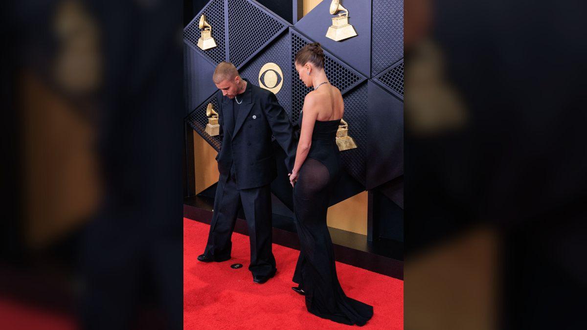Photo of Justin Bieber and Hailey Bieber's red carpet interaction went viral.