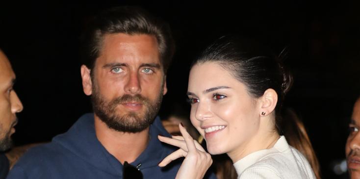 Kendall Jenner and Scott Disick chat outside of NOBU in Malibu