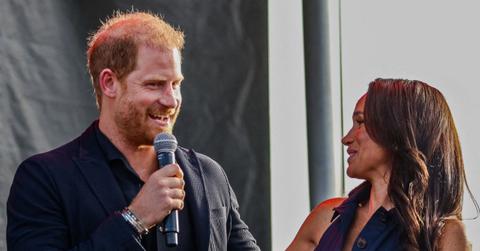 image of Prince Harry and Meghan Markle.
