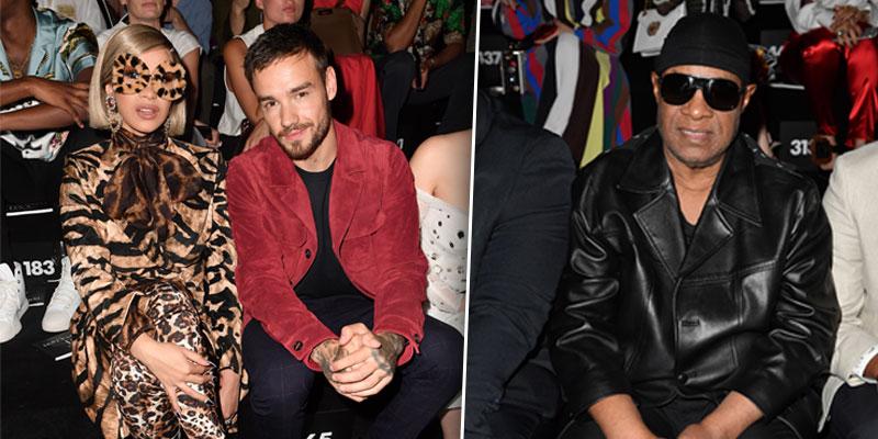 Cardi B, Liam Payne, Stevie Wonder At Dolce & Gabbana Milan Fashion Week