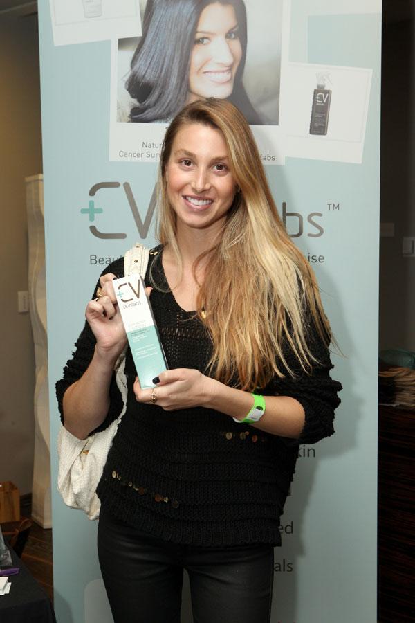 Whitney Port with CV Skincare