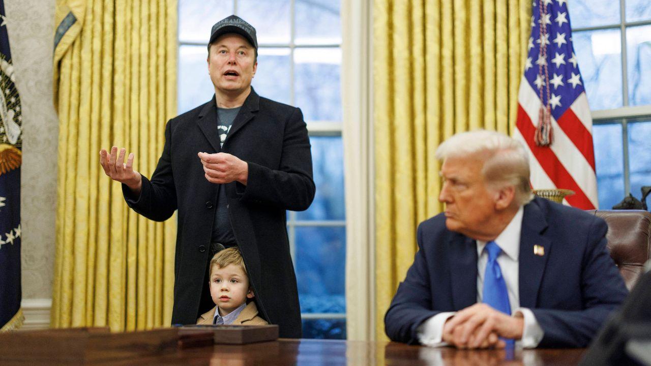 Photo of Elon Musk and Donald Trump