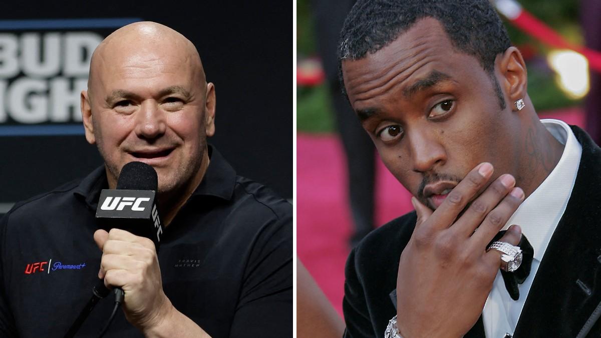 split of Dana White, Sean 'Diddy' Combs. 