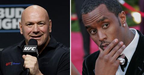 split of Dana White, Sean 'Diddy' Combs.