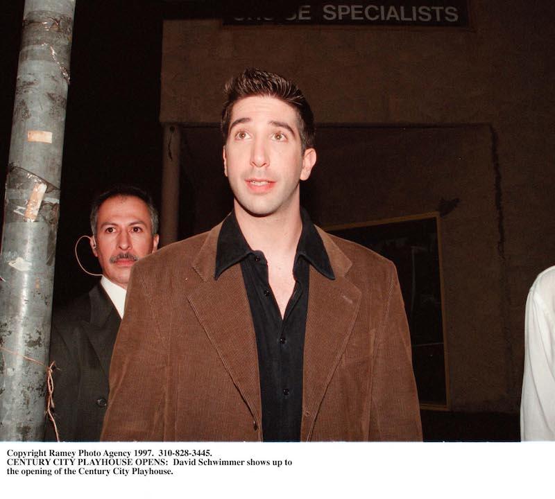 david schwimmer leaving nyc apt matthew perry death