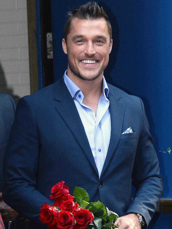 Farmer Chris Soules promotes &#8220;The Bachelor&#8221; on Good Morning America in Times Square.