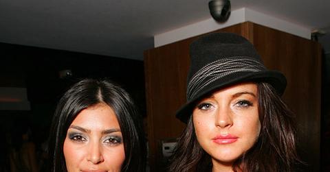 Lindasy lohan kim kardashian
