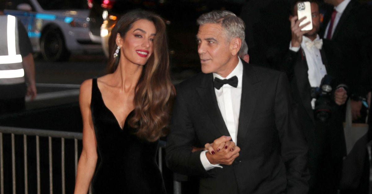 Photo of George and Amal Clooney