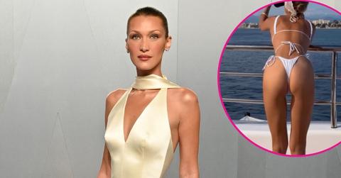 image and inset of Bella Hadid