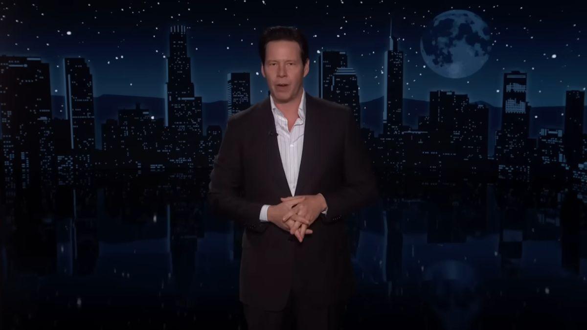 Photo of Ike Barinholtz joked that Jimmy Kimmel's sidekick Guillermo Rodriguez was 'close friends' with Lindsey Graham.