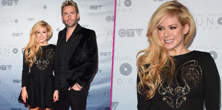 avril lavigne chad kroeger couple reunite juno awards