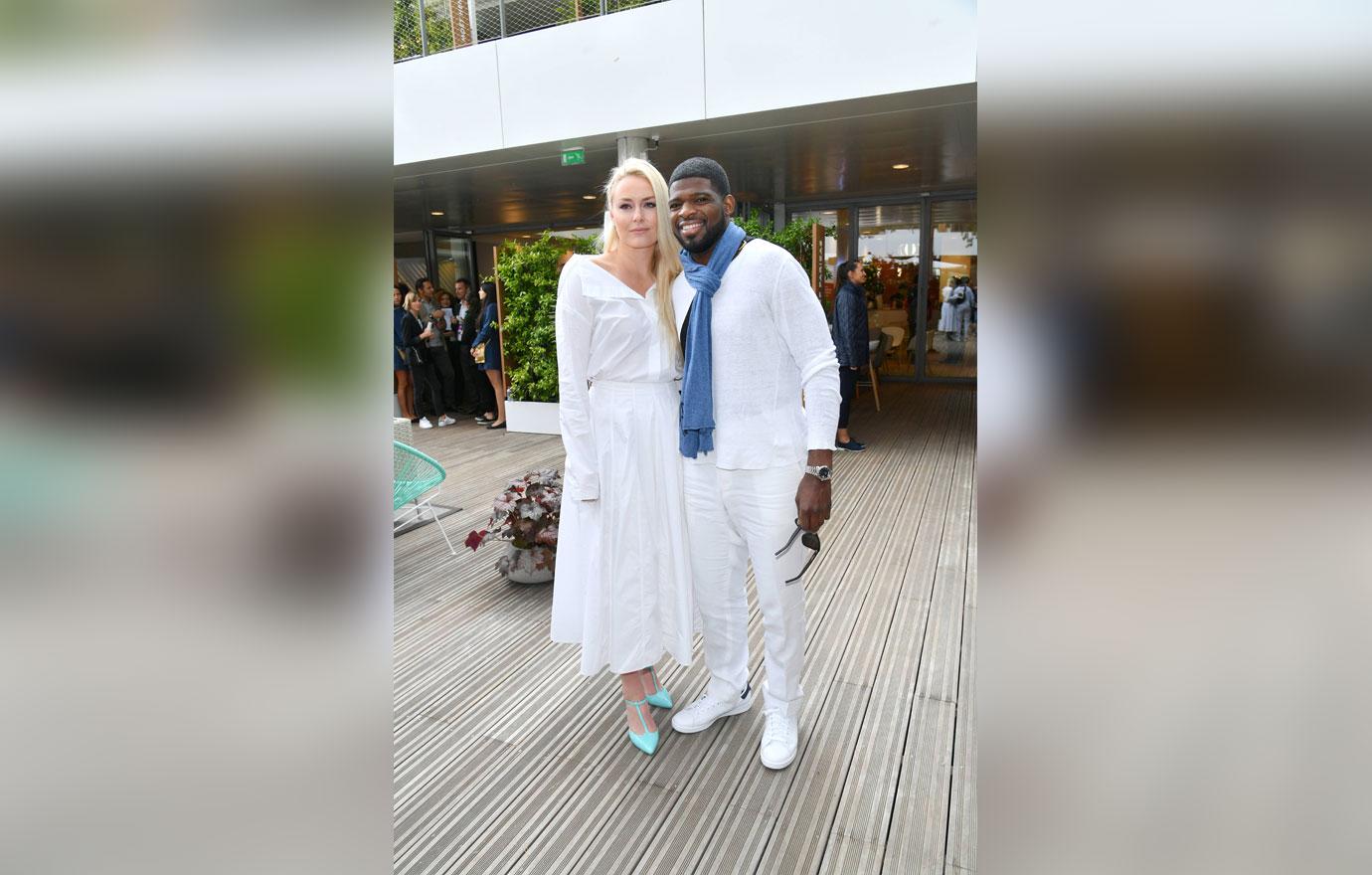 Lindsey Vonn & Boyfriend P.K. Subban Spotted At The 2019 French Open