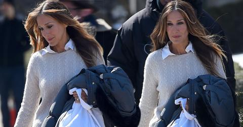 Sarah jessica parker on set 10