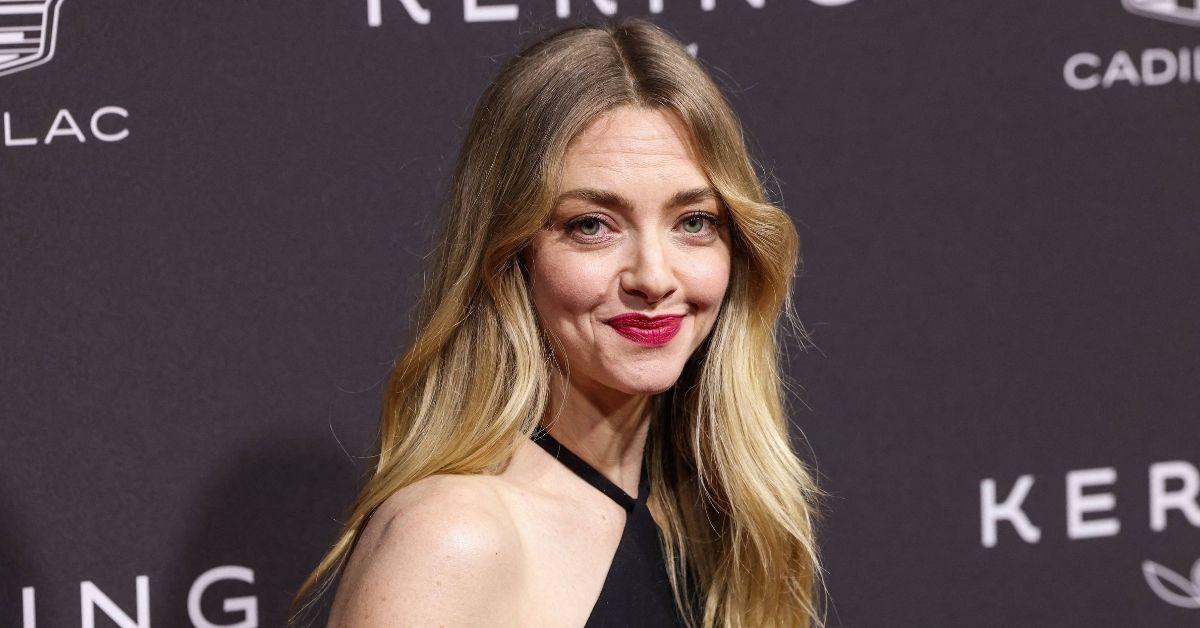 image of Amanda Seyfried reacted to Timothée Chalamet’s acceptance speech.