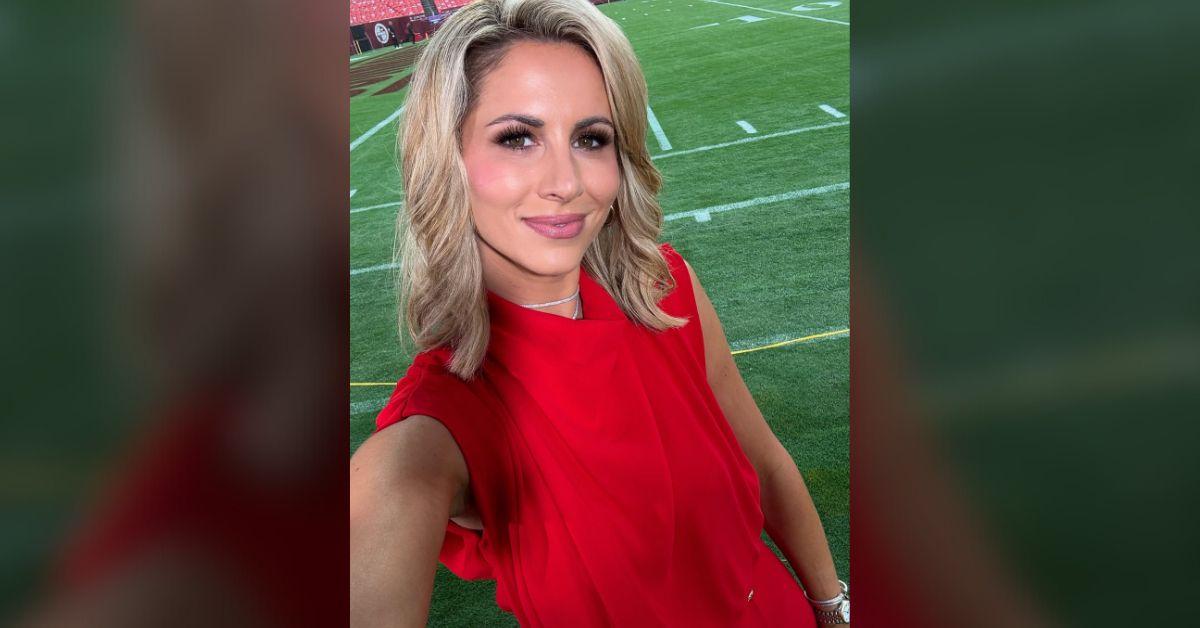 Photo of Laura Rutledge hosts NFL Live and on the SEC network.