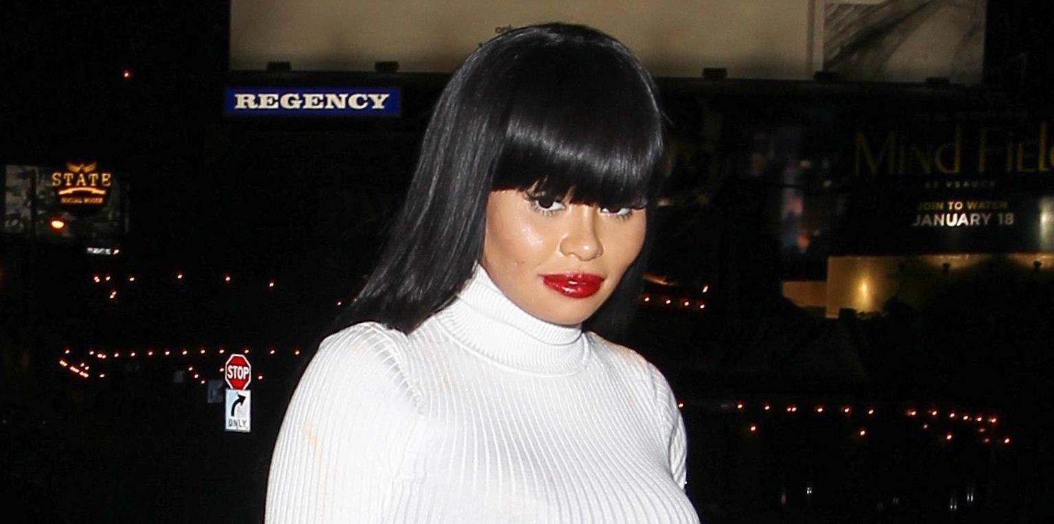 *EXCLUSIVE* Blac Chyna is Red Hot while ending her weekend at the movies